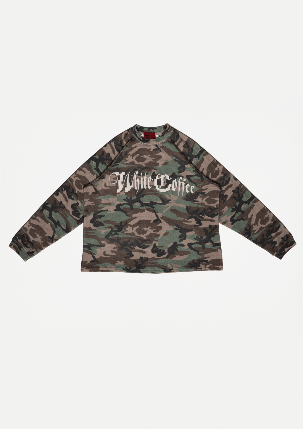 Waffle Long sleeve (Washed Camo) – White Coffee Waffle Long sleeve (Washed Camo) – White Coffee