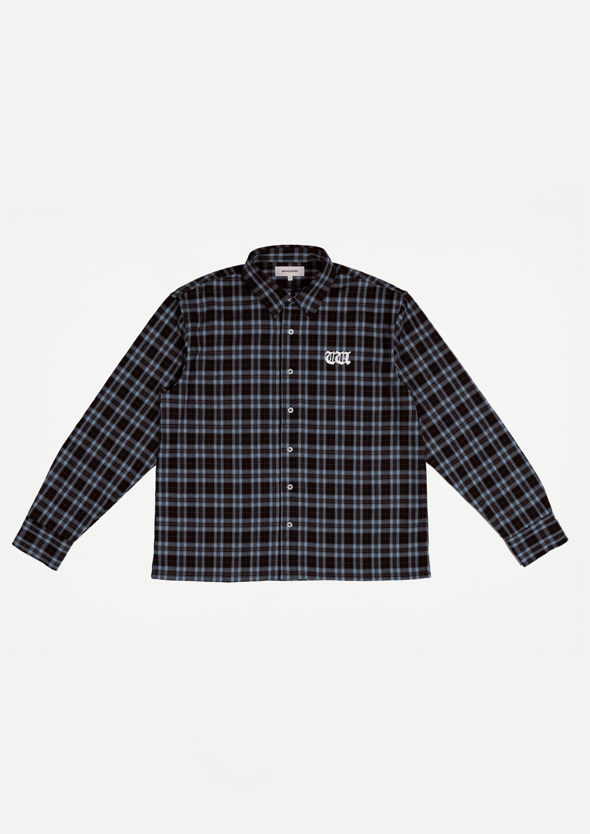 WC Flannel Shirt (Brown/Blue) - WHITE COFFEE