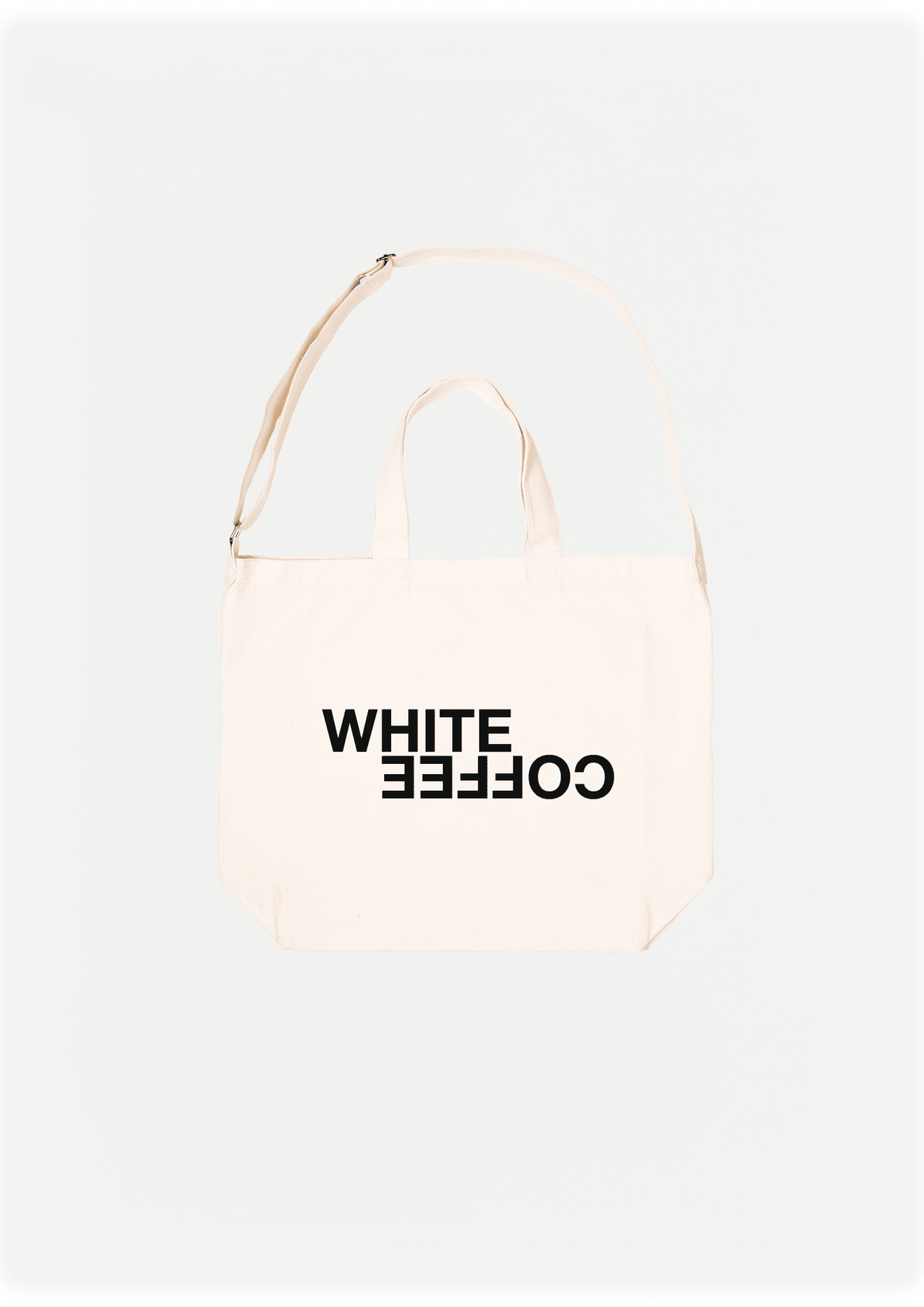 Weekend Totebag (Beige/Black) - WHITE COFFEE
