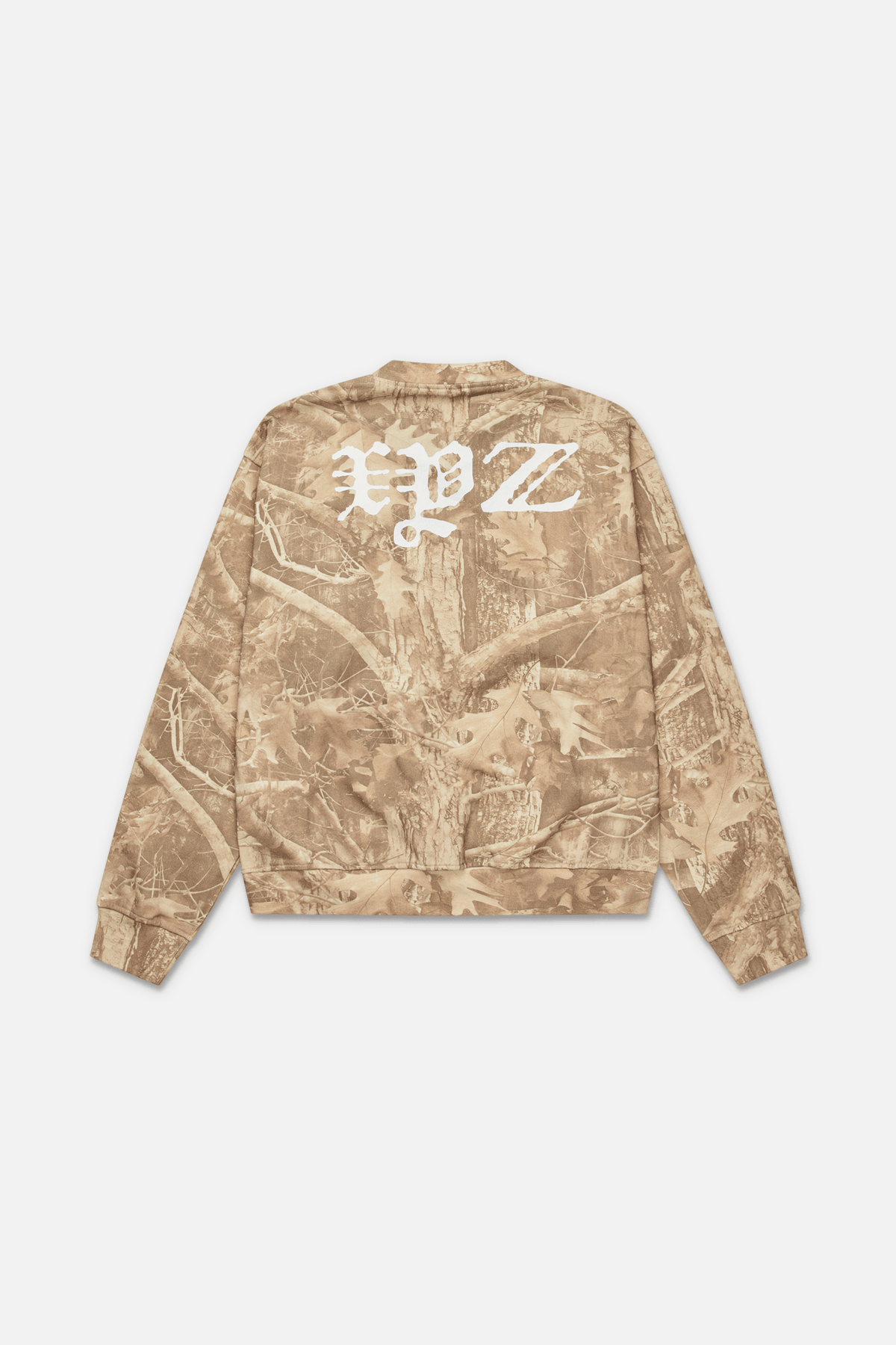 XYZ crewneck (Realtree camo) - WHITE COFFEE