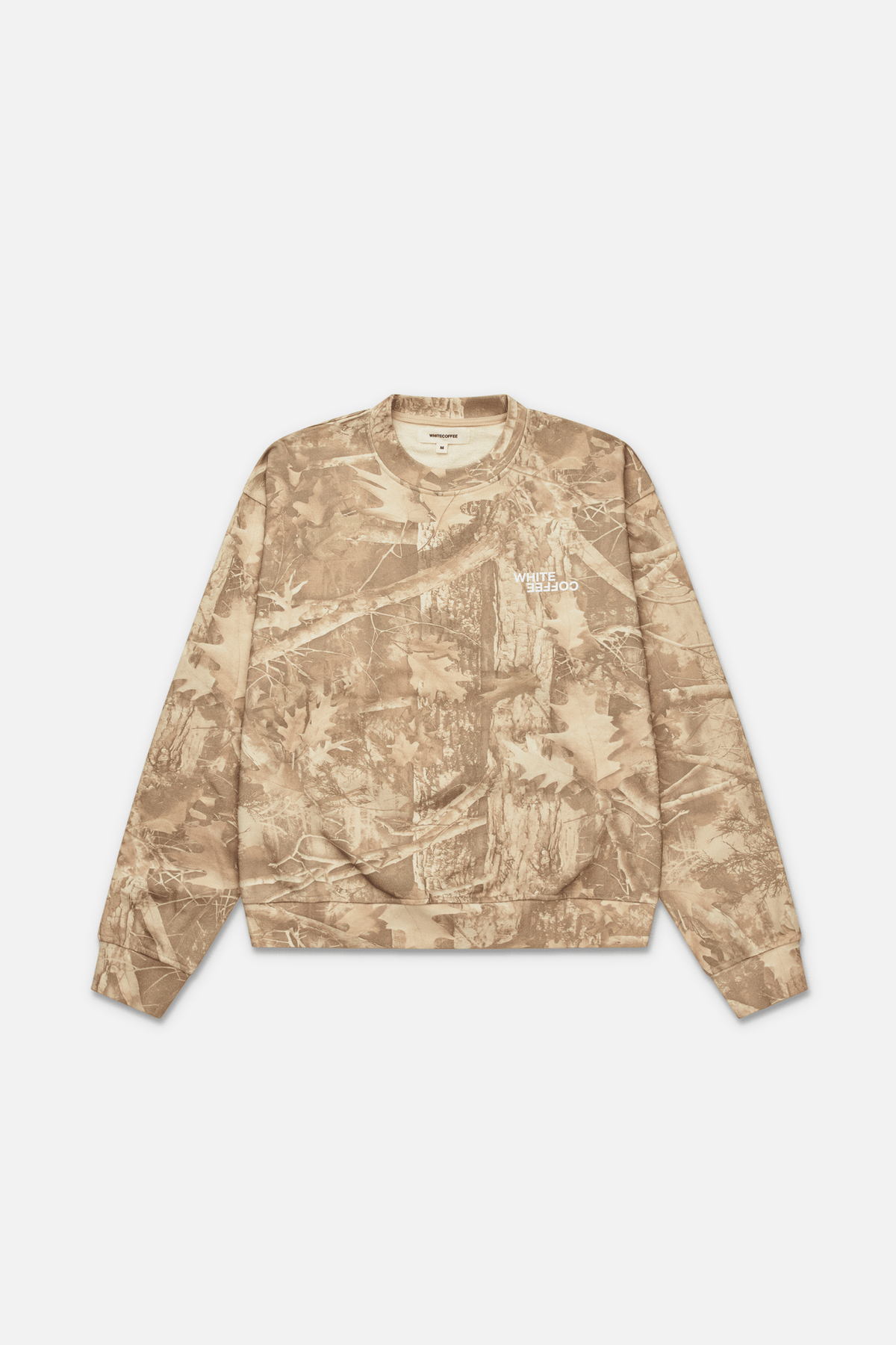 XYZ crewneck (Realtree camo) - WHITE COFFEE