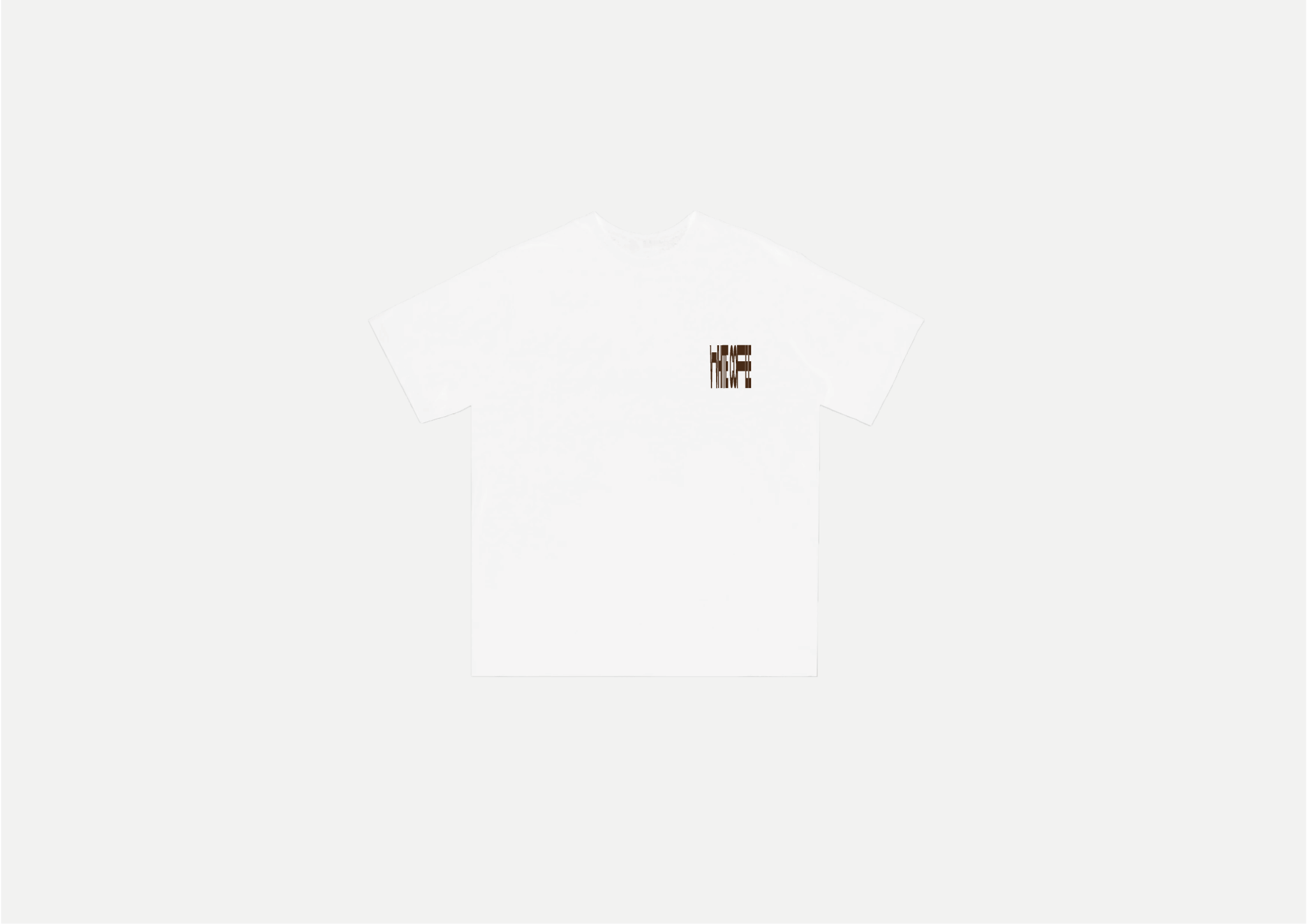 XYZ T-Shirt (White) - White Coffee